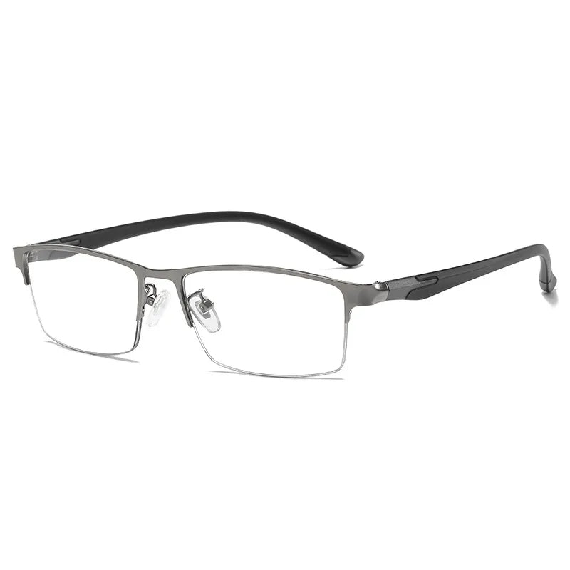 Metal Half-Frame Reading Glasses detail