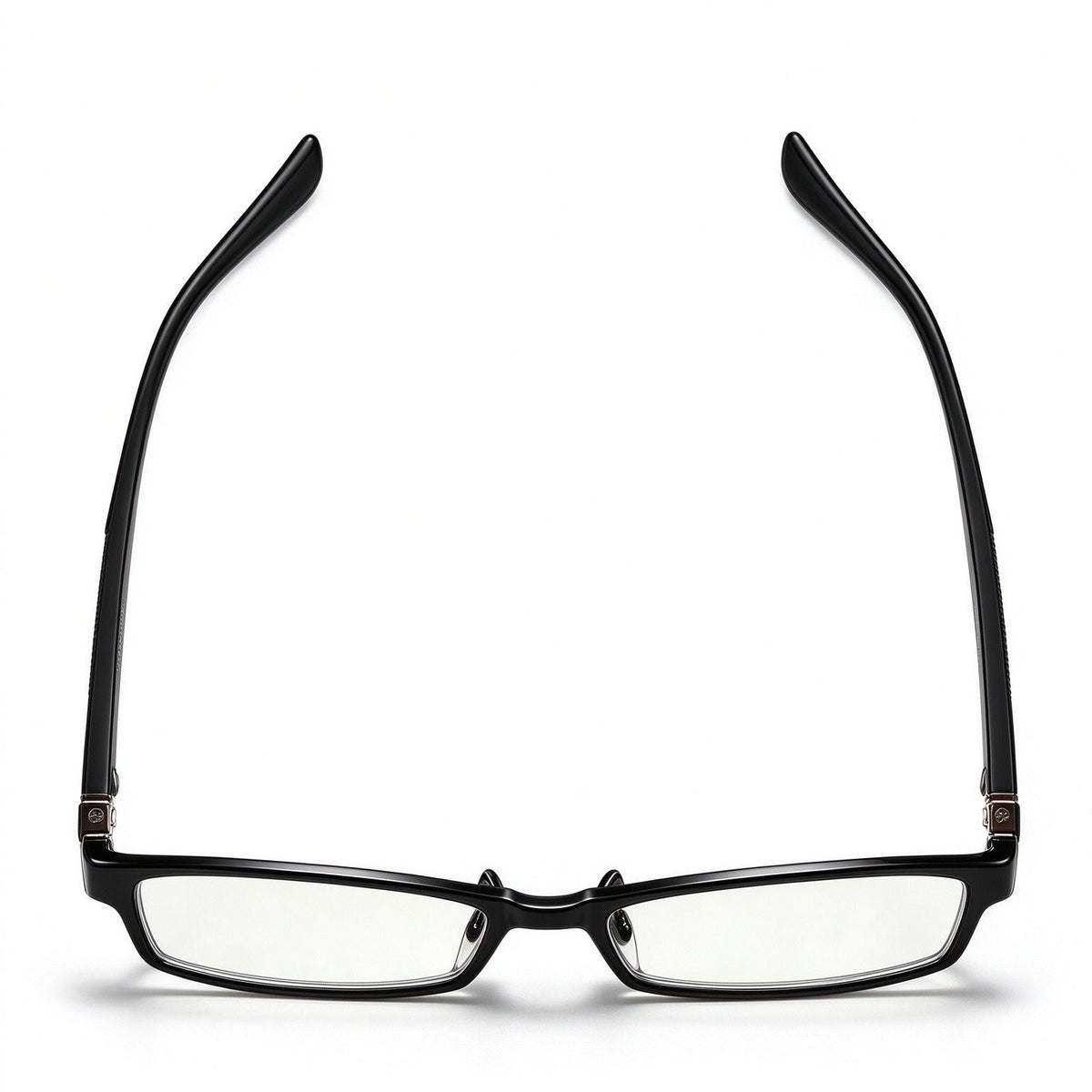 Flexible spring-hinge temples on aluminum-magnesium reading glasses